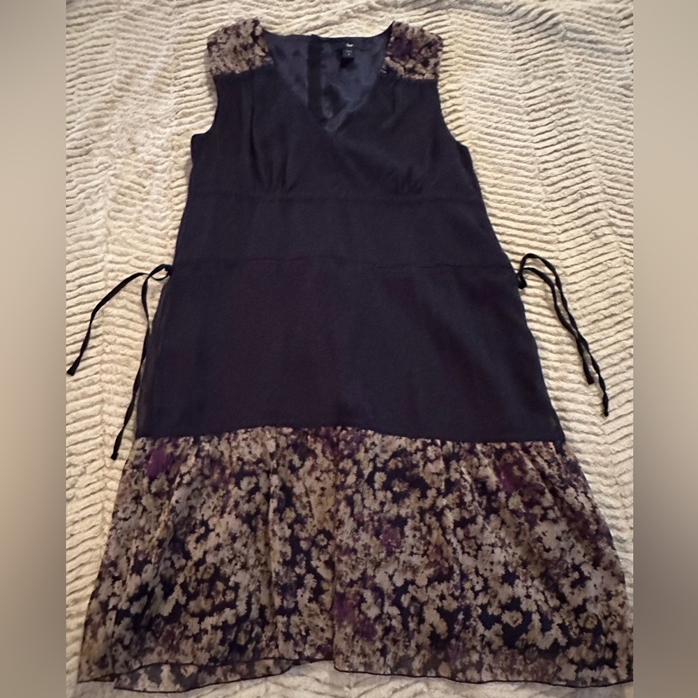 Like new gap purple & floral sleeveless dress